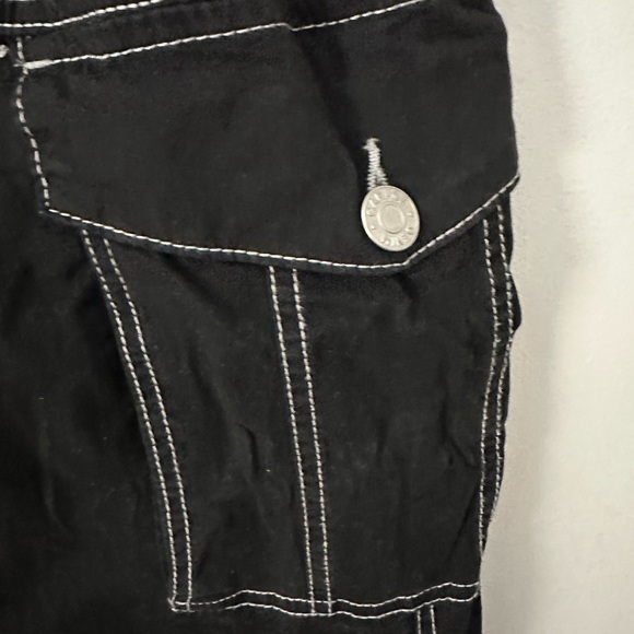 Garage Tanner Tie Up Cargo jet Black W/ White Contrast Stitch - Picture 6 of 7